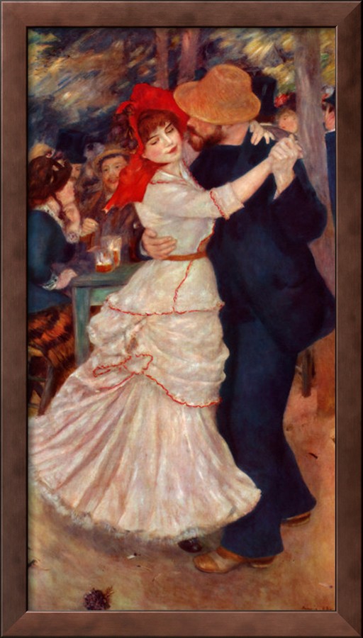 Dance at Bougival - Pierre Auguste Renoir Painting